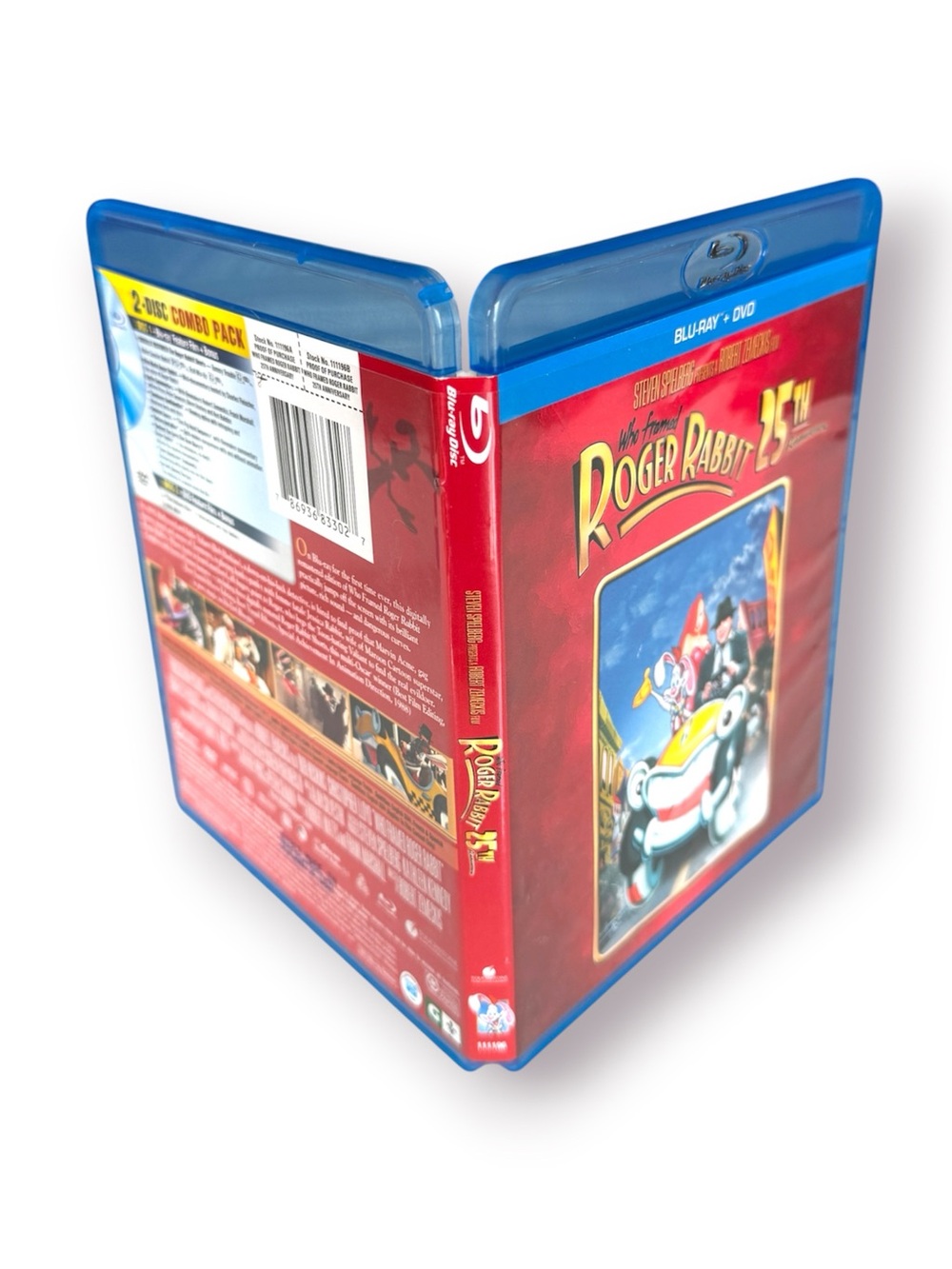 🛍️SALE🛍️Who Framed Roger Rabbit 25th Anniversary Blu-ray + DVD (2 Discs Combo) - Picture 4 of 5